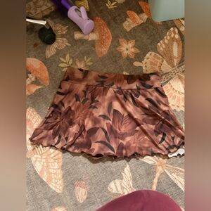 Floral Brown Skirt